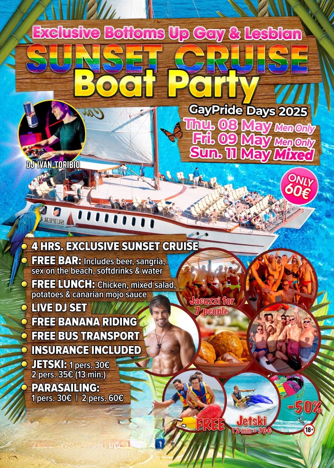 Gay &Lesbian Boat Trip Gran Canaria